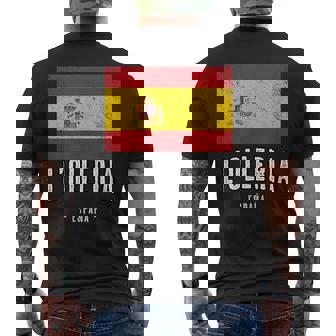 L'olleria España Souvenir Ciudad Bandera Camiseta Hombre Estampado Espalda - Regaloses