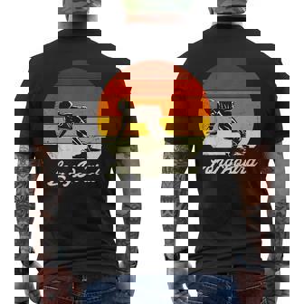 Longboard Retro Sunset Para Skate Camiseta Hombre Estampado Espalda - Regaloses