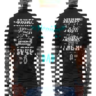 Love Angel Dad In Heaven Memorial Family Mother's Day Men's Back Print T-Shirt - Monsterry