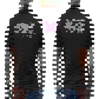 Love Death Robots Corazón De Píxeles Rosa X Y Lindo Robot Camiseta Hombre Estampado Espalda - Regaloses
