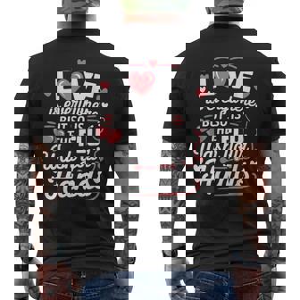 Love Is Everywhere But So Is The Flu Wash Your Hands Men's T-shirt Back Print | Mazezy