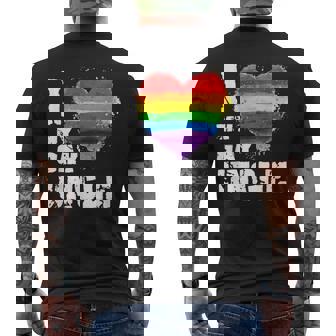 I Love My Gay Uncle LGBT T-Shirt Men's Back Print T-Shirt - Monsterry