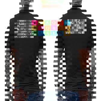 I Love Global Goals 2030 Future Motivational Inspirational Men's Back Print T-Shirt - Monsterry