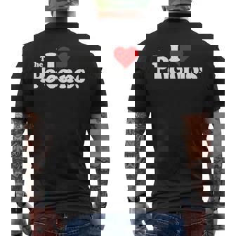 I LOVE HEART THE POCONOS POCONO MOUNTAINS PENNSYLVANIA Men's Back Print T-Shirt - Monsterry