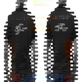 I Love My Hognose Snake Tshirt Western Hognose Tee Men's Back Print T-Shirt - Monsterry
