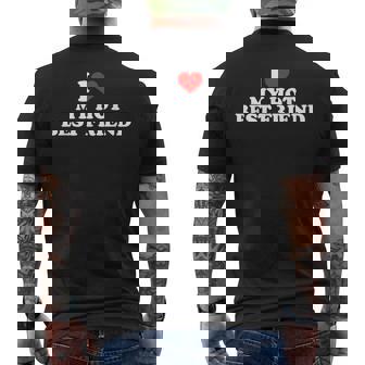 I Love My Hot Best Friend T-shirt imprimé au dos - Cadeauxyz