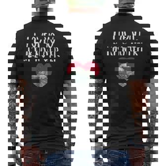 Love You Like No Otter I Friendship Partner Anniversary Men's Back Print T-Shirt - Monsterry