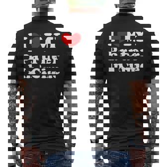 I Love My Partner In Crime I Heart My Partner In Crime Camiseta Hombre Estampado Espalda - Regaloses
