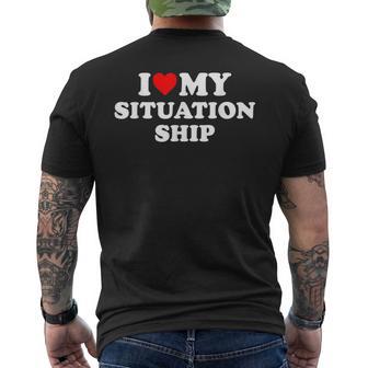 I Love My Situationship T-Shirt mit Rückendruck - Geschenkecke