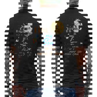 I Love My Son To The Moon And Back Men's Back Print T-Shirt - Monsterry