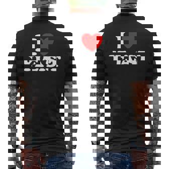 I Love Yeast Cute Nutritional Baker Food Nooch Fan Men's Back Print T-Shirt - Monsterry