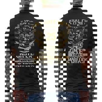 Lustig Als Gott Michor 25 Jahren Schuf Geburtstag Birthday T-Shirt mit Rückendruck - Geschenkecke