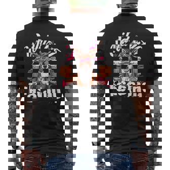 Lustiges Kostüm Spruch Wild Auf Fasching Hirsch T-Shirt mit Rückendruck - Geschenkecke