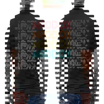 Maddox Family Name I Love Maddox Personalized Vintage Men's Back Print T-Shirt - Monsterry
