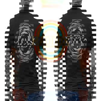 Maddox Name Personalized Men Boys Vintage Appreciation Men's Back Print T-Shirt - Monsterry