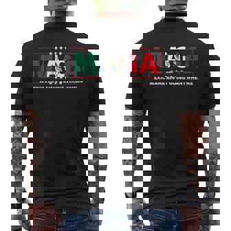 Maga Mexicans Aren't Going Anywhere Mexico Mexican Pride Men's T-shirt Back Print | Mazezy