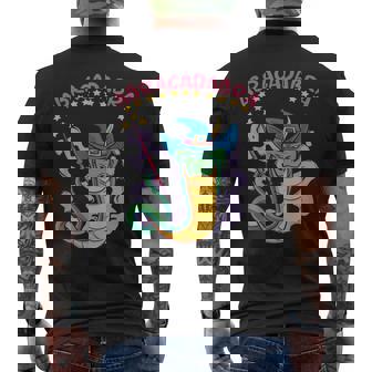 Magician Abracadabra Snake Men's Back Print T-Shirt - Monsterry