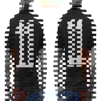 Maillot De Sport 11 Blanc Numéro 11 T-shirt imprimé au dos - Cadeauxyz