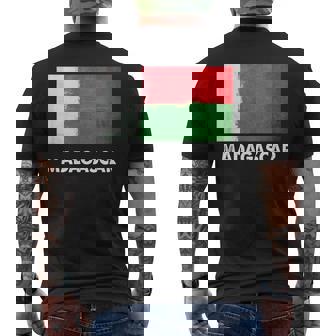 Maillot Du Drapeau De Madagascar Madagascar T-shirt imprimé au dos - Cadeauxyz
