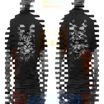 Maine Coon Chat Cat Amoureux Des Chats Maine Coon Doux T-shirt imprimé au dos - Cadeauxyz