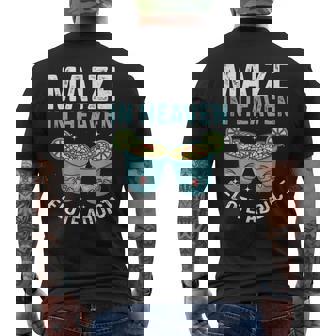 Maize In Heaven Elote Addict Corn In Cup Mexican Food Quote Men's Back Print T-Shirt - Monsterry