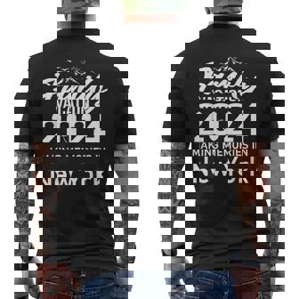 Making Memories In New York 2024 Family Vacation Holiday Men's Back Print T-Shirt - Monsterry