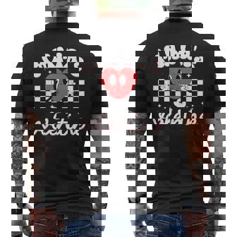 Mama's Valentine Heart Valentines Day Boys Kid Toddler Men's T-shirt Back Print | Mazezy