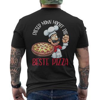 This Man Makes The Best Pizza Pizza Baker T-Shirt mit Rückendruck - Geschenkecke