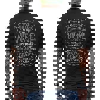 Man Myth Legend Vintage 1982 Year Of Birth Birthday Men's Back Print T-Shirt - Monsterry