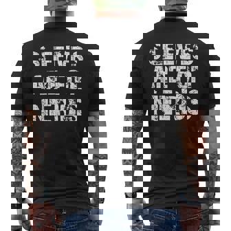 Mangas Son Para Nerds – Cut The Sleeves Off – Camisa Para Hombre Camiseta Hombre Estampado Espalda - Regaloses