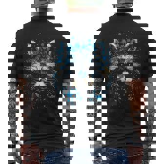 Mapache Animal Arte Gráfico Mapache Camiseta Hombre Estampado Espalda - Regaloses