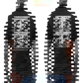 Mapache Con Sombrero Deaquero Photo Booth Selfie Team Trash Camiseta Hombre Estampado Espalda - Regaloses