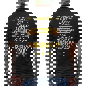 Mari Marseillais Ne Subit Pas La Pression Humour Mari T-shirt imprimé au dos - Cadeauxyz