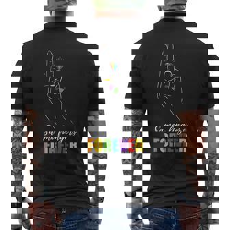 Mariage Lesbien Same Fingers Forever 2024 Lesbienne Lgbt T-shirt imprimé au dos - Cadeauxyz