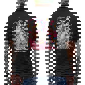 Mariée Témoin De La Mariée Evjf Humour Team Licorne T-shirt imprimé au dos - Cadeauxyz