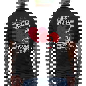 Maroc Tunisie Drapeau Et Coeur Racines Marocain Tunisien T-shirt imprimé au dos - Cadeauxyz