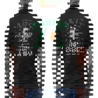 Master Of The Irish Exit Goodbye Lucky St Patrick's Day Men's T-shirt Back Print - Monsterry