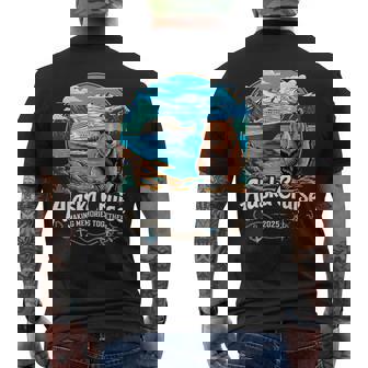 Matching Family Friends And Group Alaskan Alaska Cruise 2025 Men's T-shirt Back Print | Mazezy