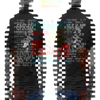 I May Be Old But My Generation Saw All The Cool Bands Camiseta Hombre Estampado Espalda - Regaloses