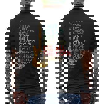I May Be Old But I Got To See All The Cool Bands Distressed T-shirt imprimé au dos - Cadeauxyz