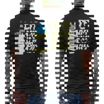 Mayonesa Divertida Pongo Mayo En Mi Mayo Camiseta Hombre Estampado Espalda - Regaloses