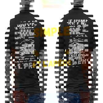 Mec Simple J' Aime Le Camping-Car Et L' Apéro Drôle Camper T-shirt imprimé au dos - Cadeauxyz
