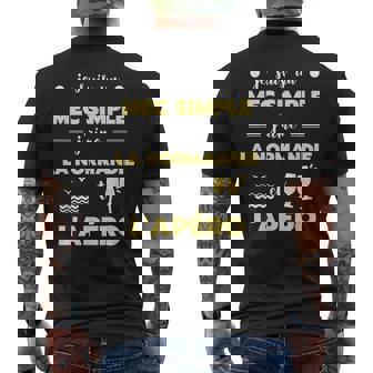 Mec Simple Normandie Apero Humour Normand Homme Drole T-shirt imprimé au dos - Cadeauxyz