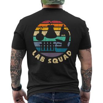 Medical Laboratory Technician Scientist Lab Squad Men's Back Print T-Shirt - Monsterry