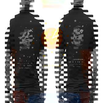 Meditation In Case I Make It Will Basic Wood Men's T-shirt Back Print - Seseable