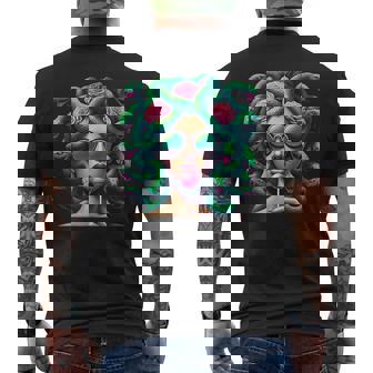Medusa Hippie Psychedelic Snakes Greek Mythology T-shirt imprimé au dos - Cadeauxyz