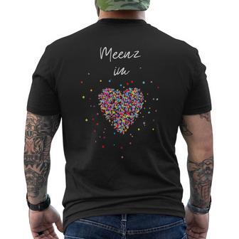 Meenz In Heart Carnival Fancy Dress 5Th Season Fancy Dress Mainz S T-Shirt mit Rückendruck - Geschenkecke