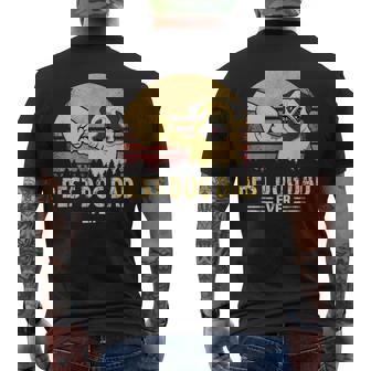 Meilleur Papa De Chien Mignon Amoureux Des Chiots Carlins T-shirt imprimé au dos - Cadeauxyz