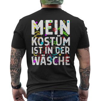 Mein Kostüm Ist In Der Wäsche Costume Heroes Der Kindheit T-Shirt mit Rückendruck - Geschenkecke