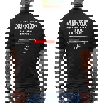 Mein Kostümladen Noch Ladebalken For Nerd Carnival T-Shirt mit Rückendruck - Geschenkecke